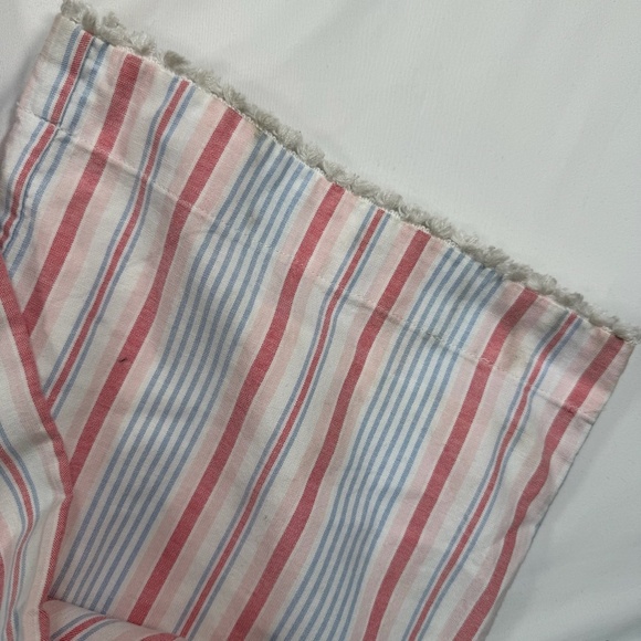 Vineyard Vines Sleeveless Jumpsuit Womens Size 6 Multi Color Stripe Tassel - Picture 12 of 12